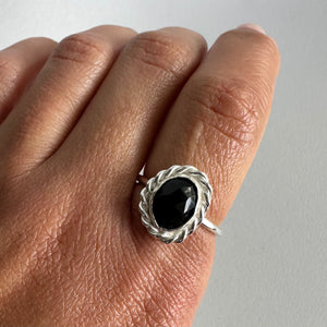 Black Tourmaline Ring