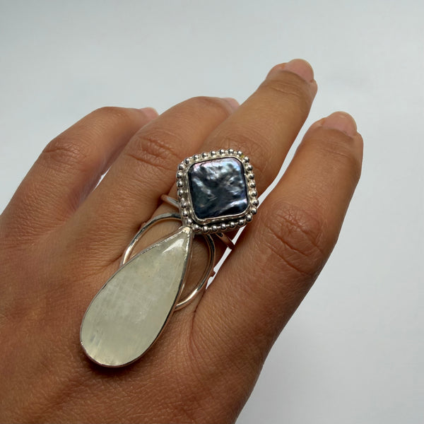 Moonstone + Pearl