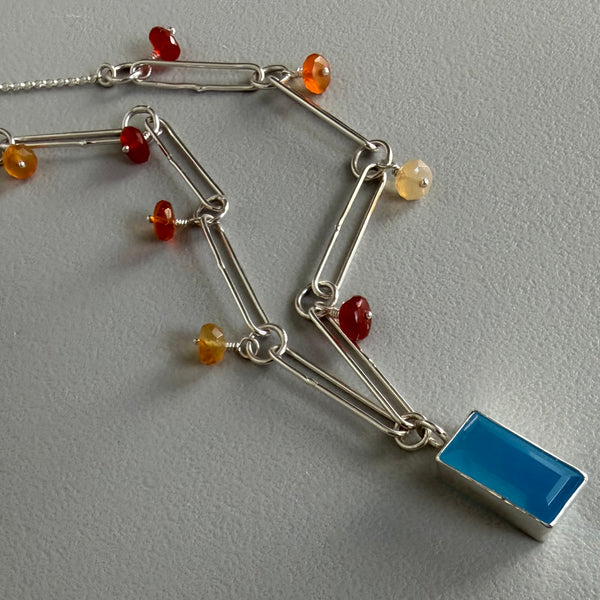 Chalcedony + Opal Necklace