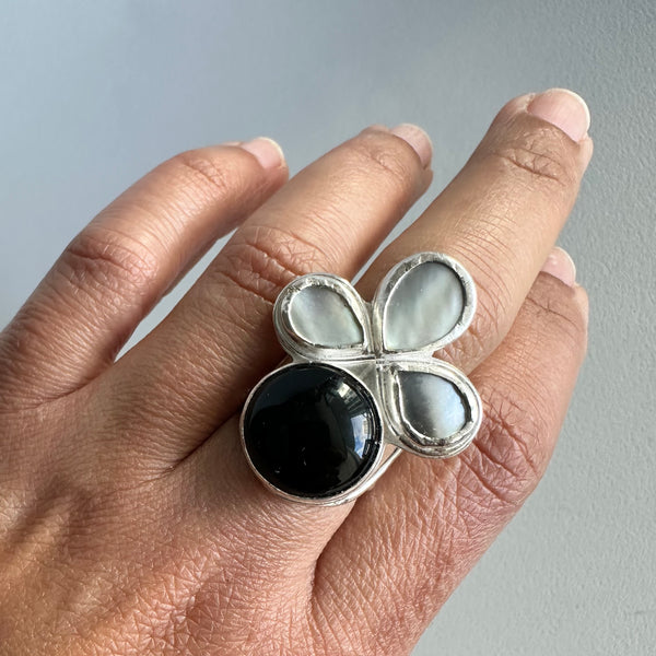 Onyx + Mother of Pearl