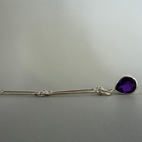 Lab Sapphire Necklace
