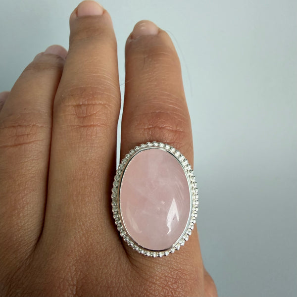 Rose Quartz Ring