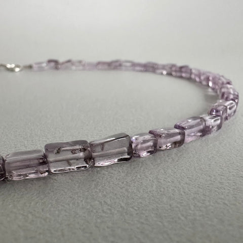 Amethyst Brick Necklace