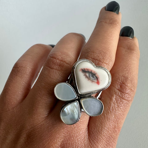 Lover’s Eye Heart Ring