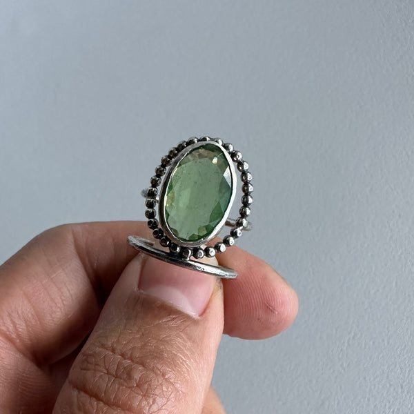 Green Kyanite Ring