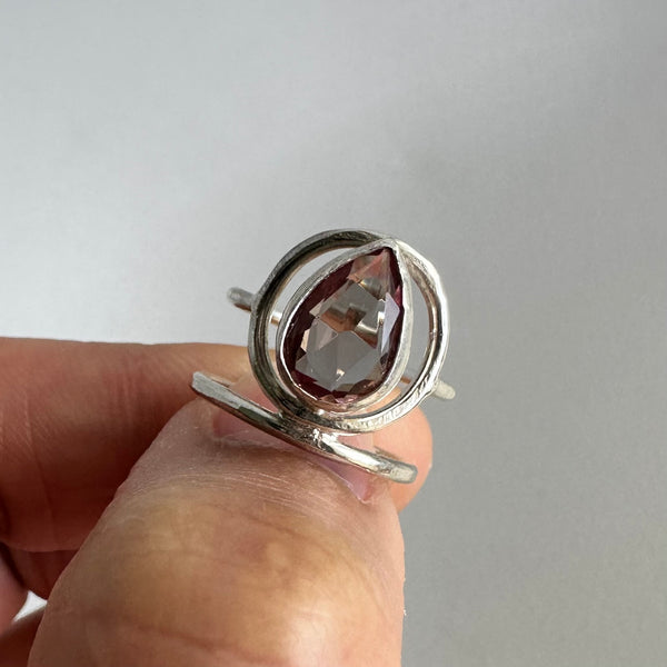 Zultanite Halo Ring