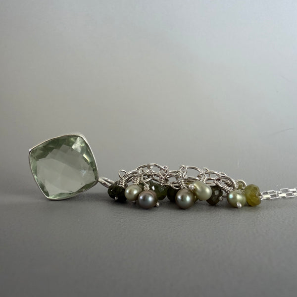 Green Amethyst Necklace