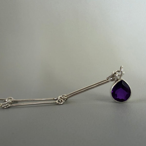 Lab Sapphire Necklace