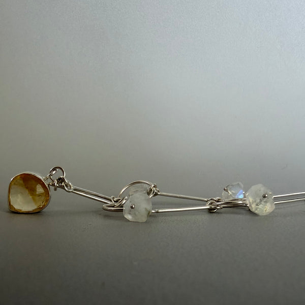 Citrine + Moonstone Necklace