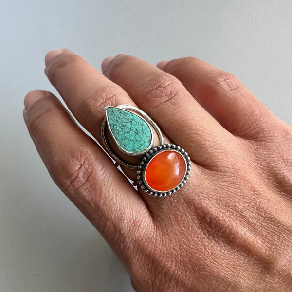 Sunset Ring Rising Blue