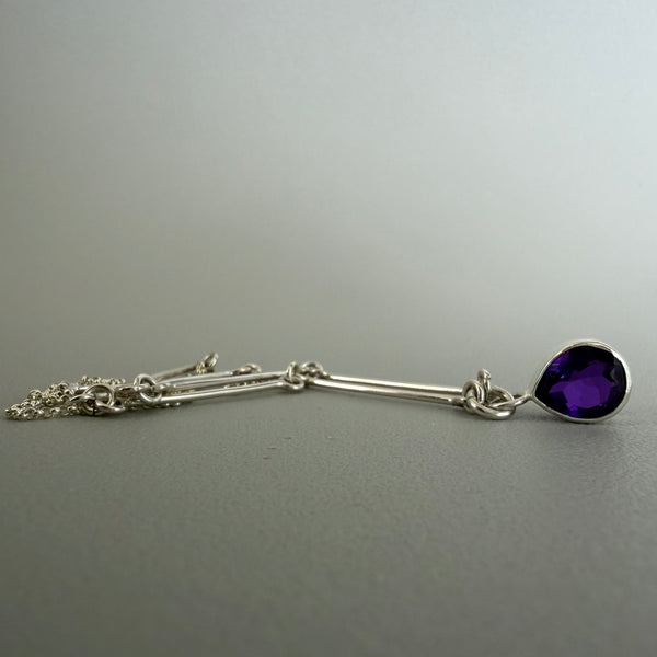 Lab Sapphire Necklace