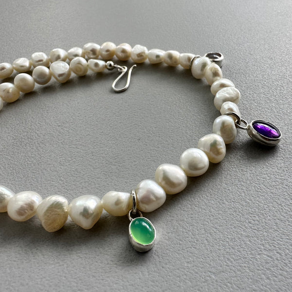 Charmed Pearl Necklace