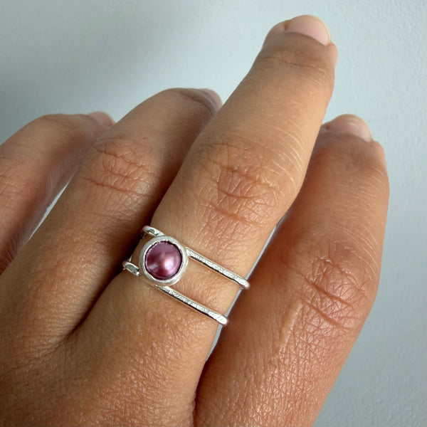 Bordeaux Pearl Ring