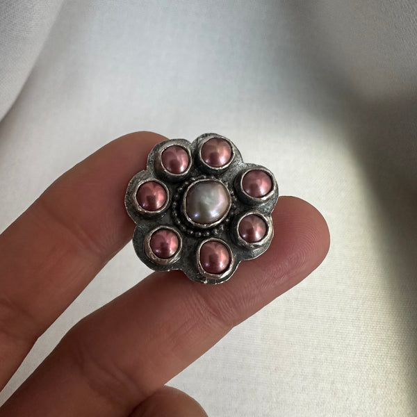Pearl Rosette Ring