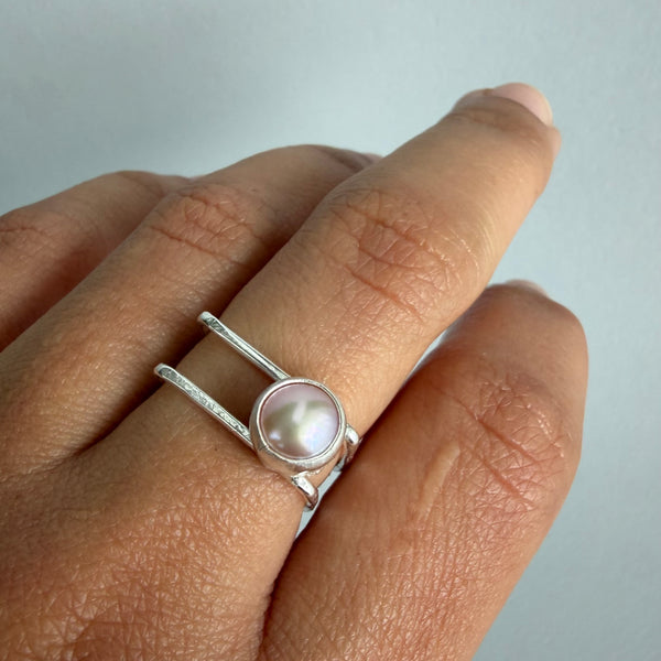 Pink Pearl Ring