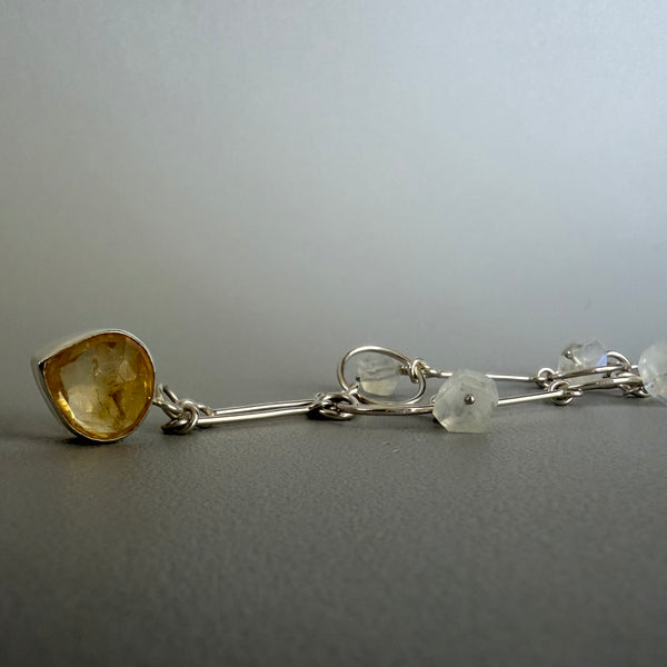 Citrine + Moonstone Necklace