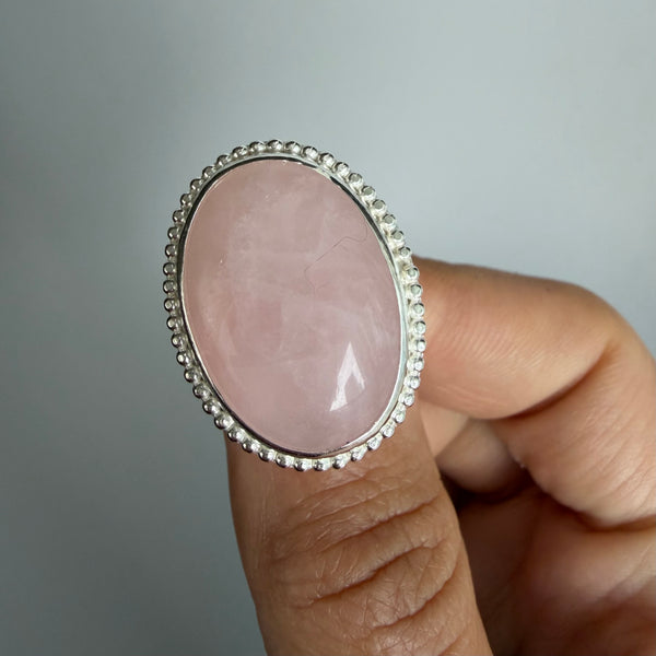 Rose Quartz Ring