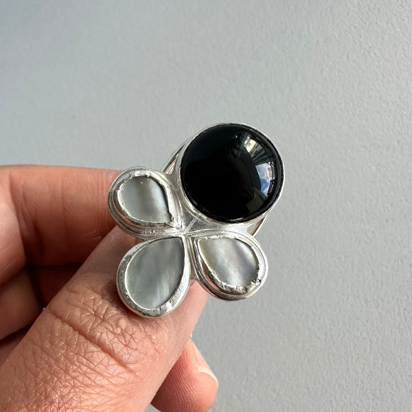 Onyx + Mother of Pearl