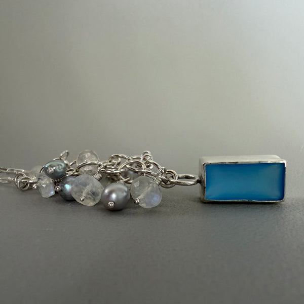 Blue Chalcedony Necklace