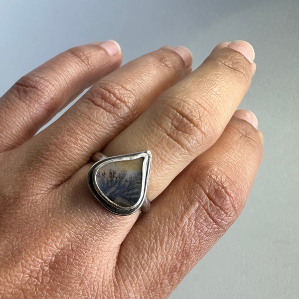 Landscape Agate Ring