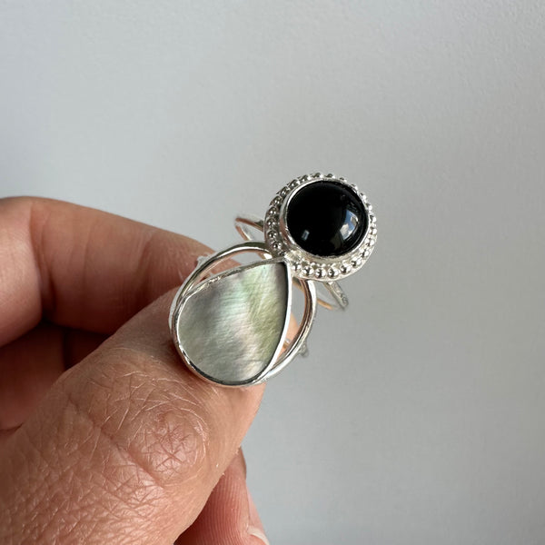 Mother of Pearl + Onyx