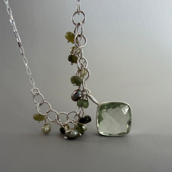 Green Amethyst Necklace