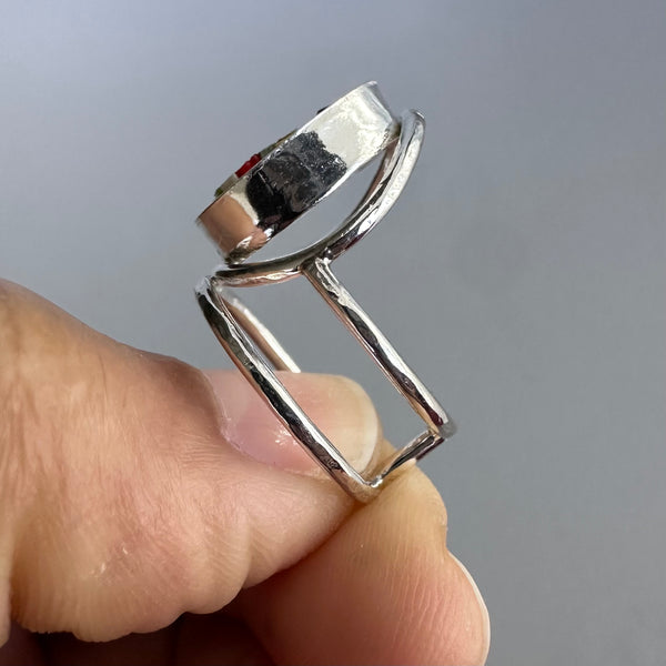 Micromosaic Ring in Yellow