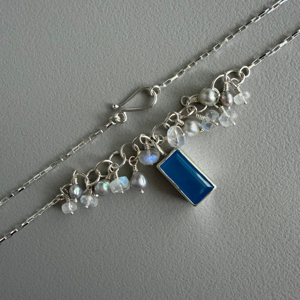 Blue Chalcedony Necklace