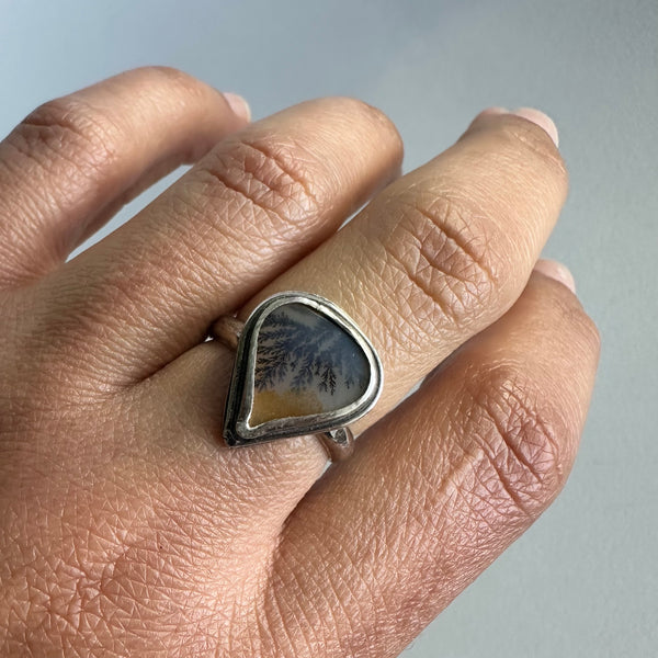 Landscape Agate Ring