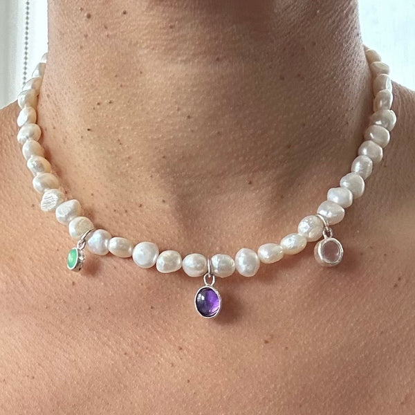 Charmed Pearl Necklace