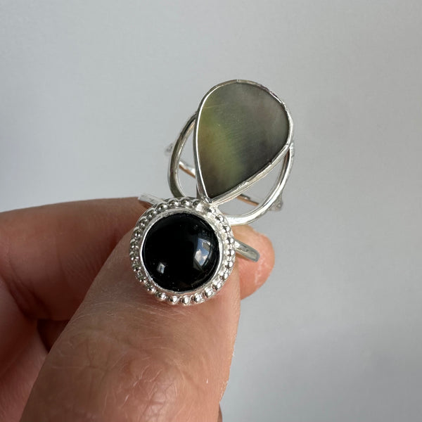 Mother of Pearl + Onyx