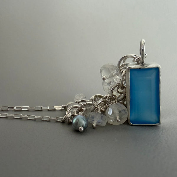 Blue Chalcedony Necklace