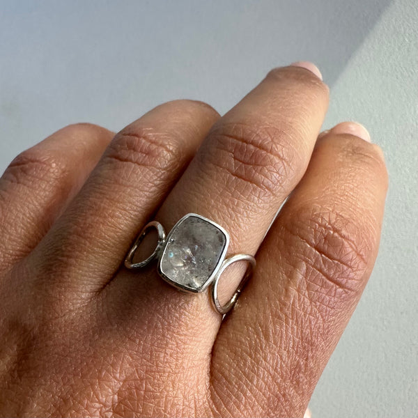 Gilalite in Quartz Ring