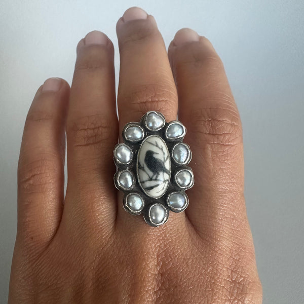 Crow Rosette Ring