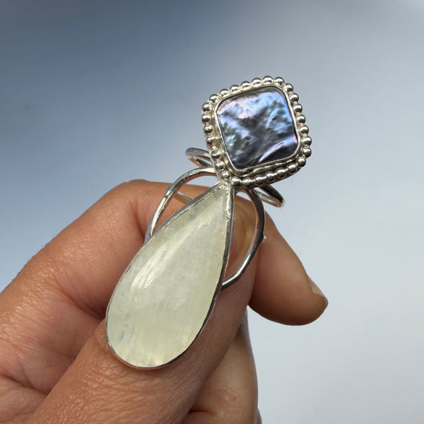 Moonstone + Pearl