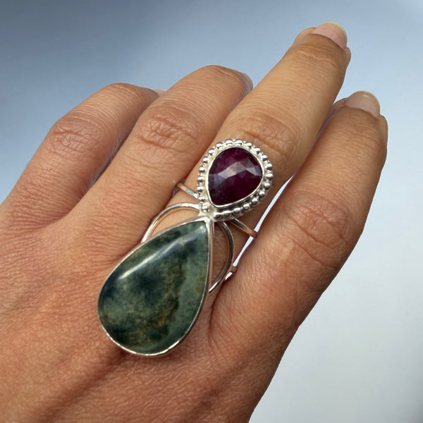 Ocean Jasper + Ruby